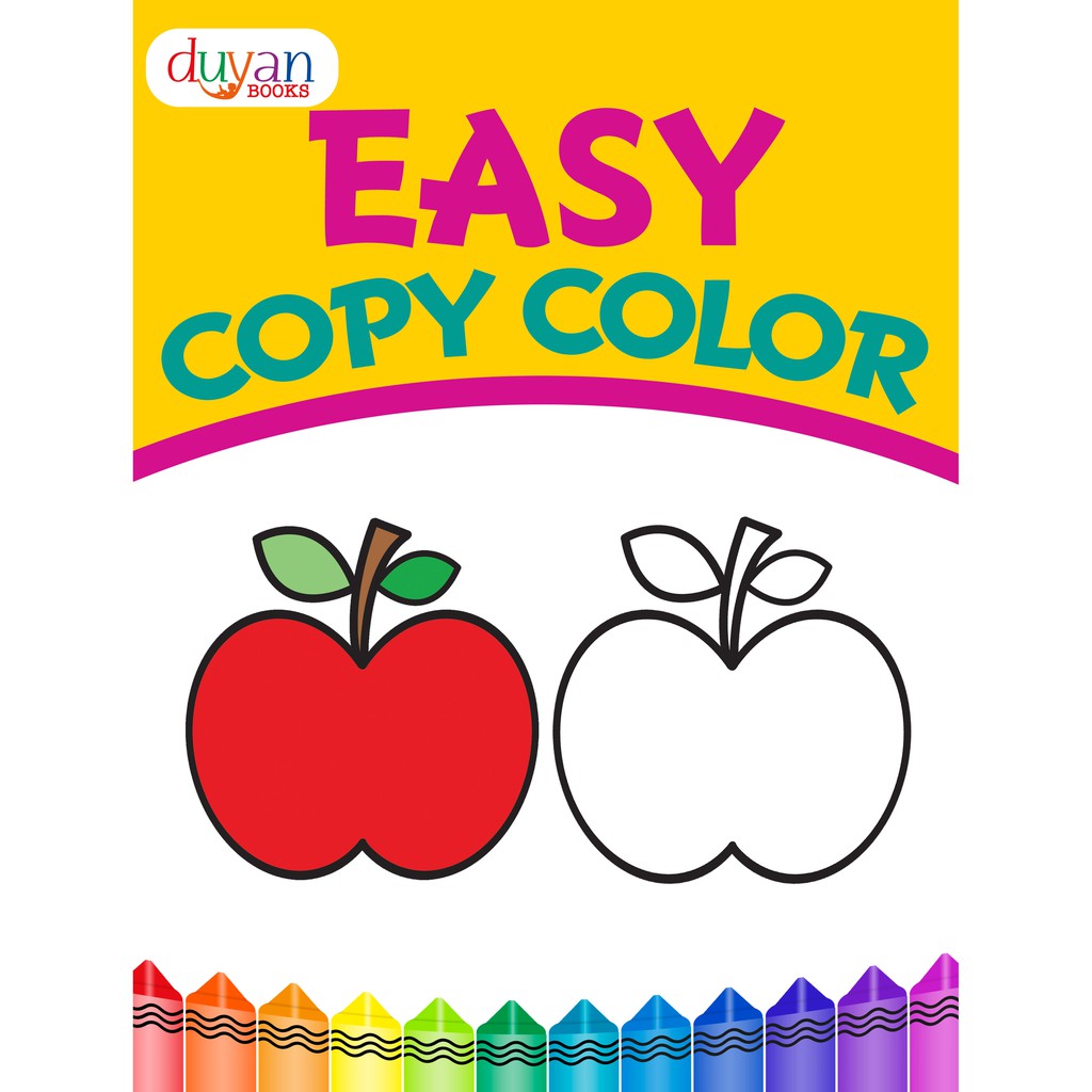 Easy Copy Color - Coloring Book - Duyan Books | Shopee Philippines