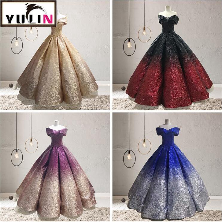 violet gown for debut