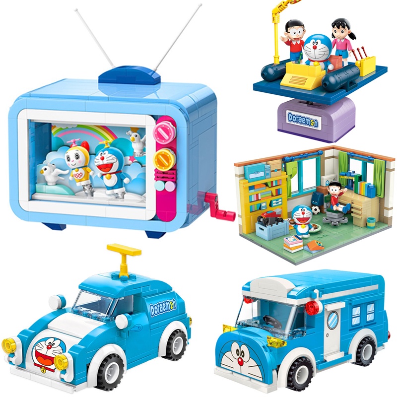 Classic Cartoon Anime Doraemon TV Nobita's Room Time Machine Building  Blocks Bricks Sets Movie Dolls | Shopee Philippines