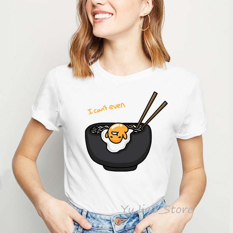 Are We Born Only To Die Letters Gudetama Print Funny T Shirts Women Lazy Egg Tshirt Femme 90s Tumblr Clothes Graphic Tee Shopee Philippines