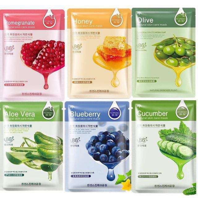 100 AUTHENTIC Korean Style Face MASK SHEET Shopee Philippines