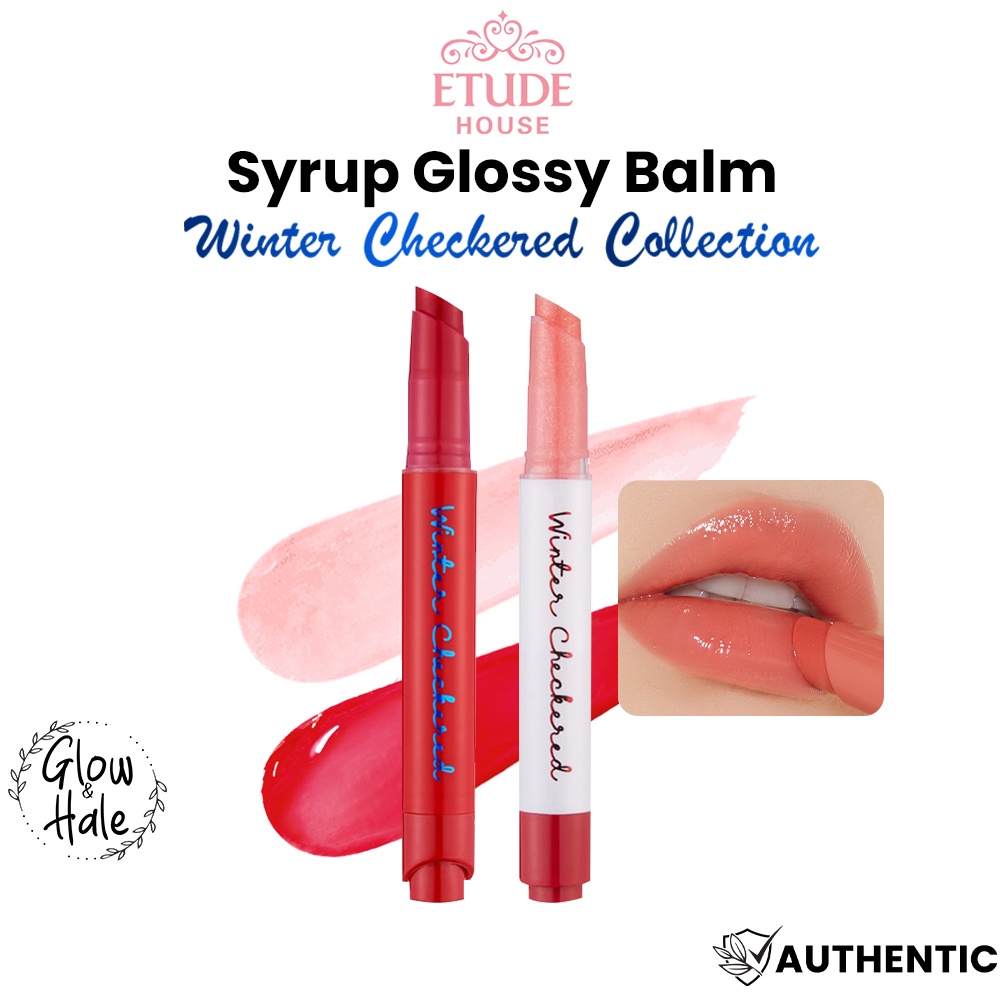 Etude House Syrup Glossy Balm Winter Checkered Edition Shopee Philippines