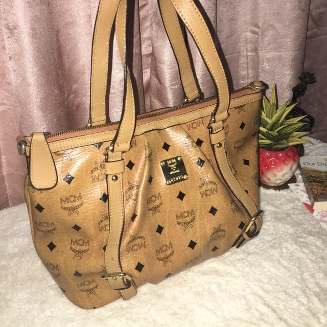 mcm vintage tote bag