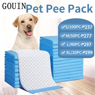 GOUIN Dog Pee Pads Pack Pet Training Pads Disposable Pee Pads Pet Dog Cat Pee Poop Training Dog Pad