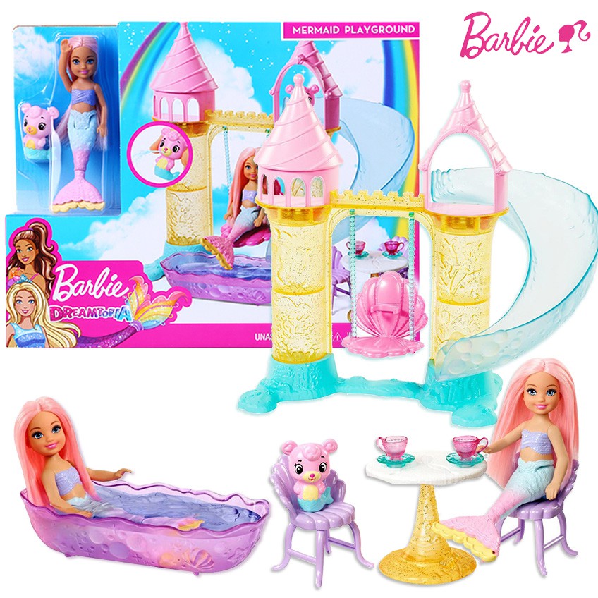 barbie chelsea mermaid playground