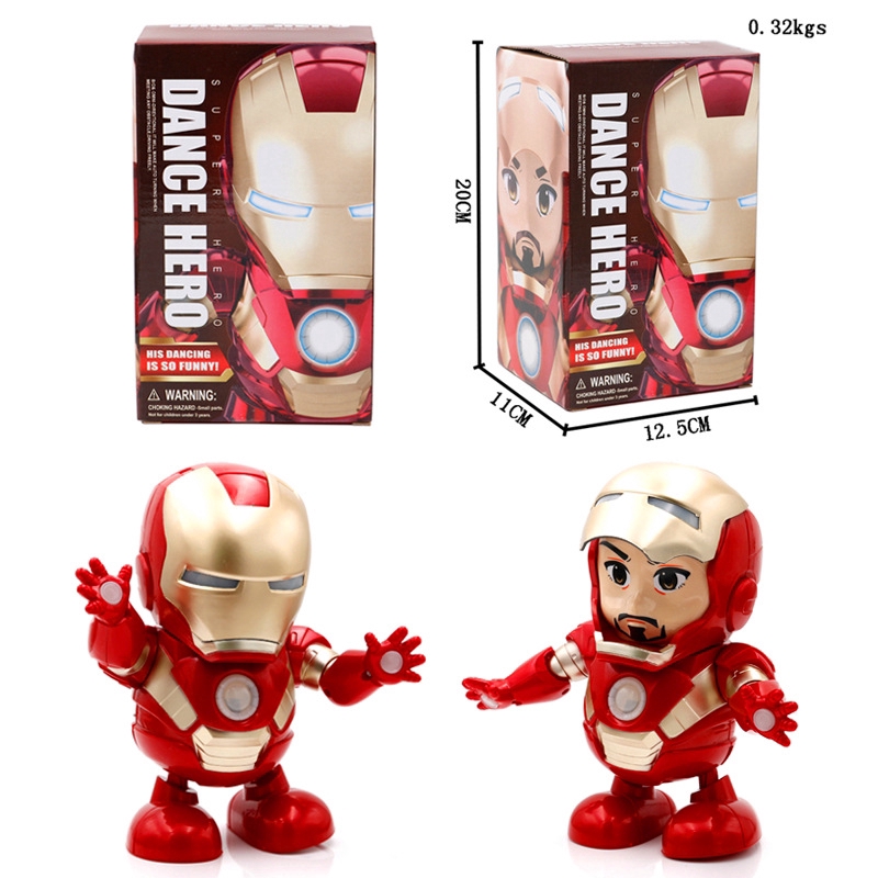 dancing robot iron man