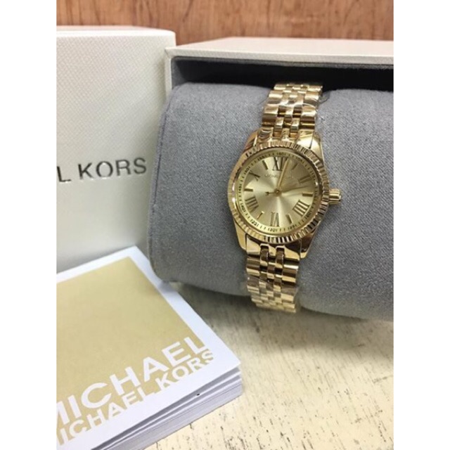 michael kors lexington watch gold