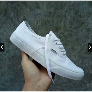 vans authentic full white original