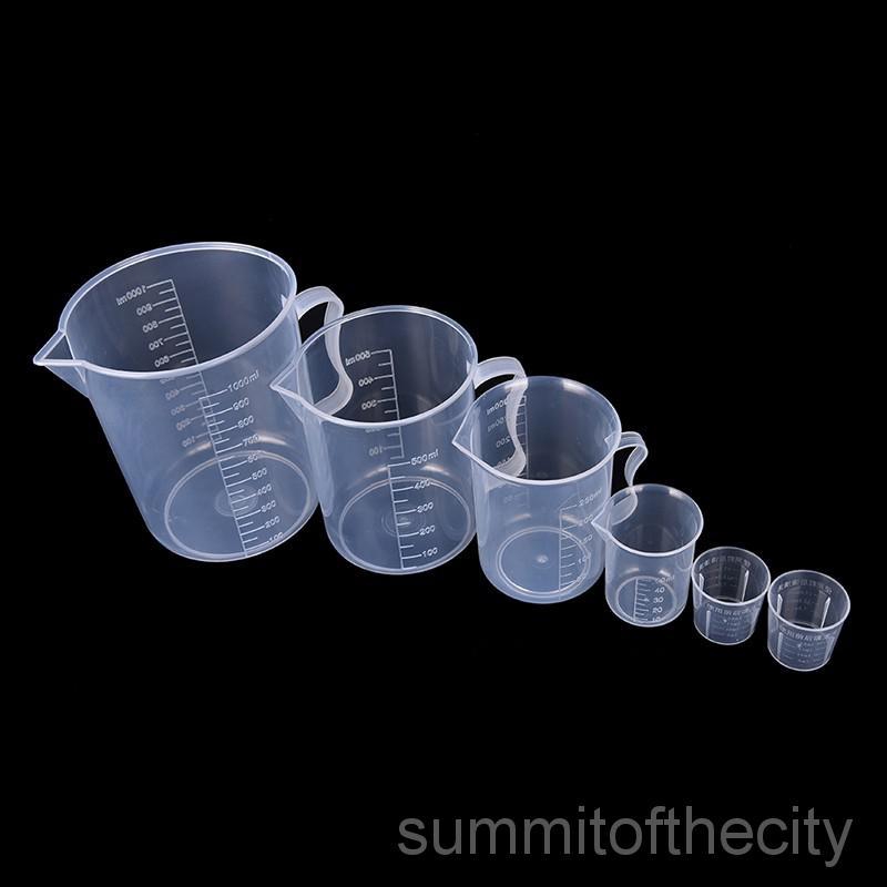 [YSUMM] Medicine Measure Cups Plastic Liquid Measuring Cups NEW