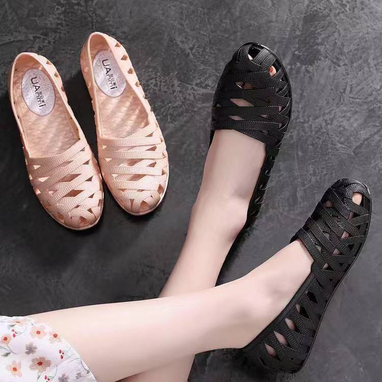 F4 women�s Casual Rubber Flats sandals Shopee Philippines