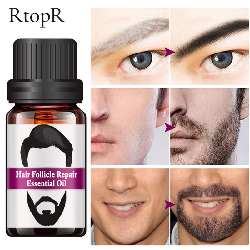 Rtopr Hair Follicle Repair Oil Men Styling Moustache Oil Hair