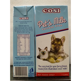 COSI PET'S MILK LACTOSE FREE 1L FOR PETS ALL AGES
