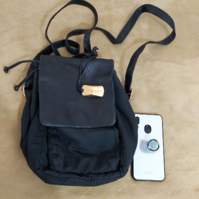 dkny black backpack