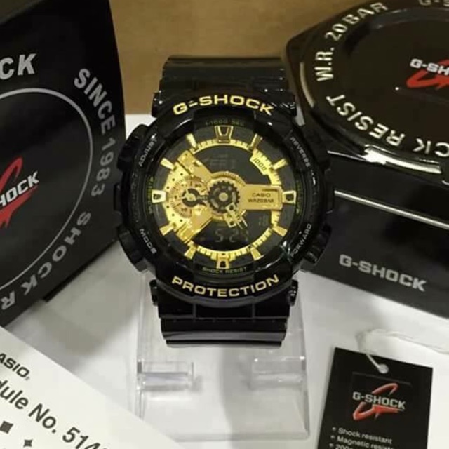 g shock glossy black