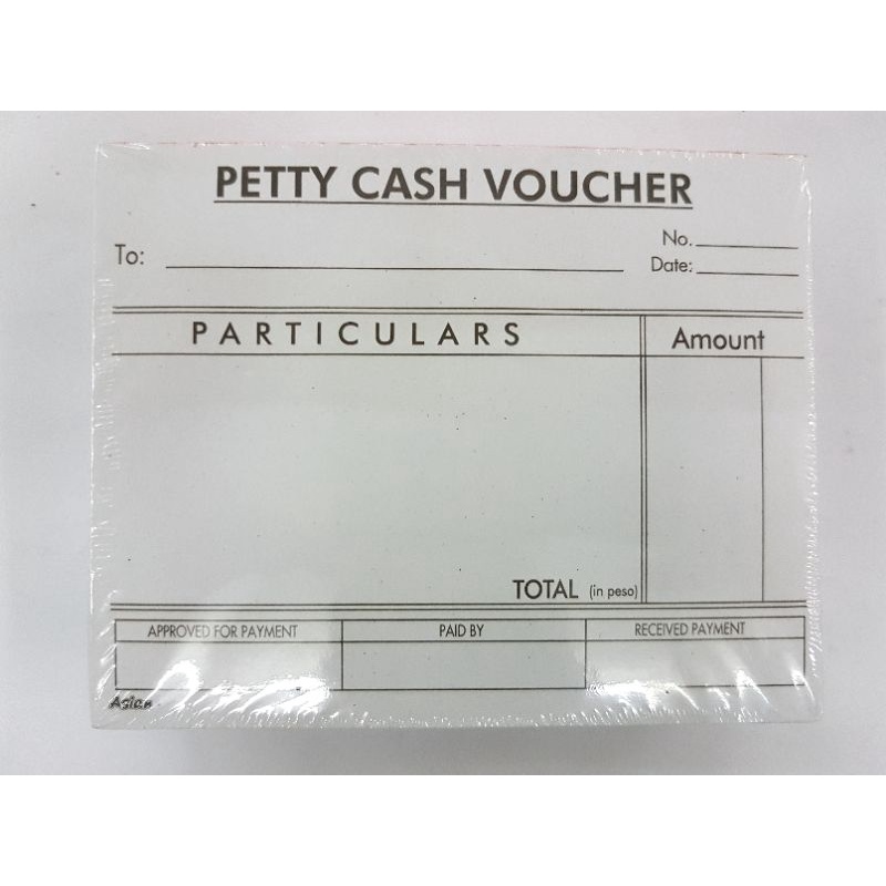 Petty Cash Voucher / Cash Voucher ( sold 10 pads ) | Shopee Philippines