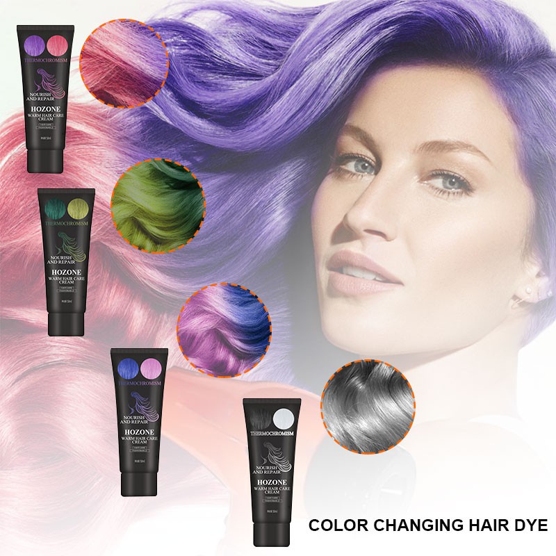 50ml DIY Fashion Hair Dye Temperaturesensitive Colorchanging Hair Dyes Nourishing Hair Color
