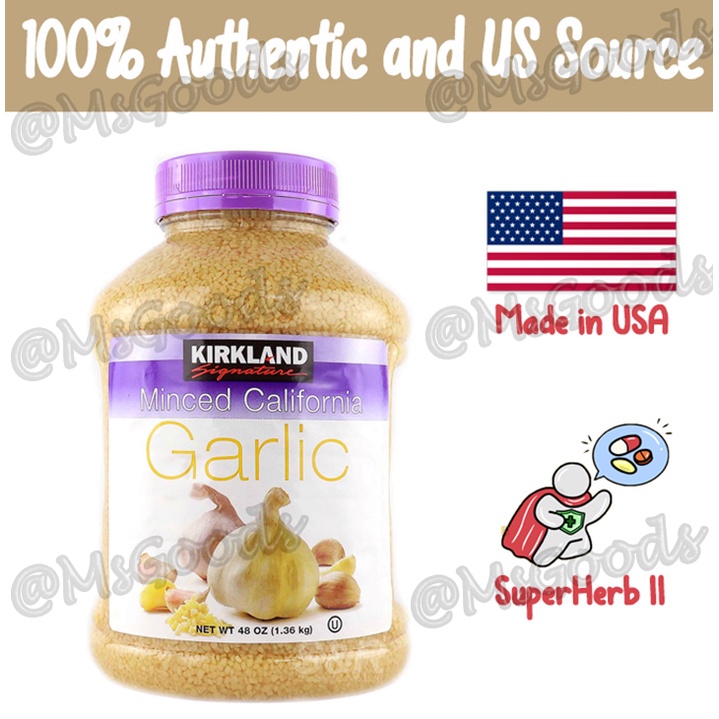 SNR PRODUCTS I Kirkland Signature Minced California Garlic 1.36 Kg