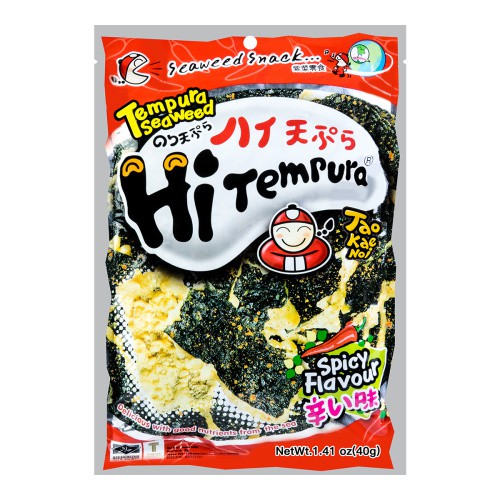 Taokaenoi Spicy Hi Tempura Seaweed Snack Shopee Philippines