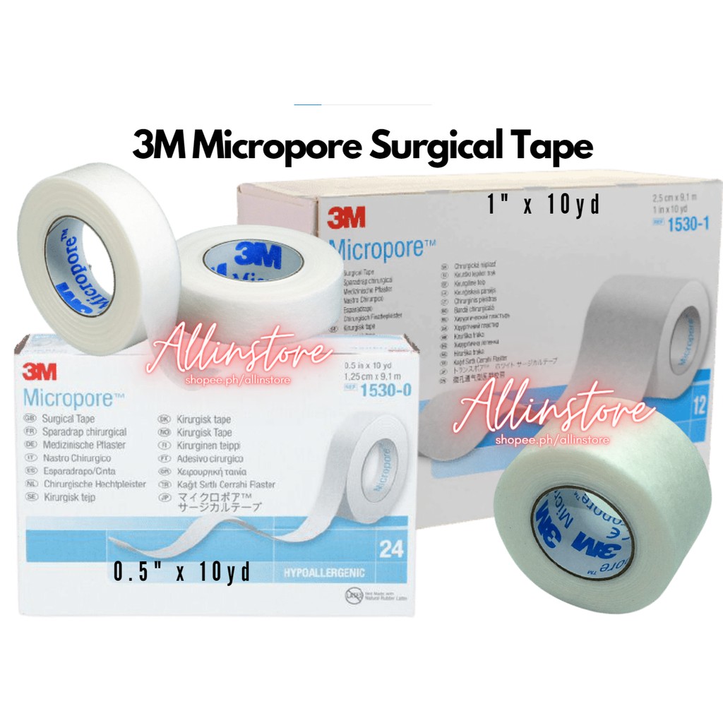Soft-Cloth Micropore Surgical Tape 1inch, Model Name/Number: 1530-1, Tape  Size: 2.5cm x 9.14m at Rs 650/box in Chennai