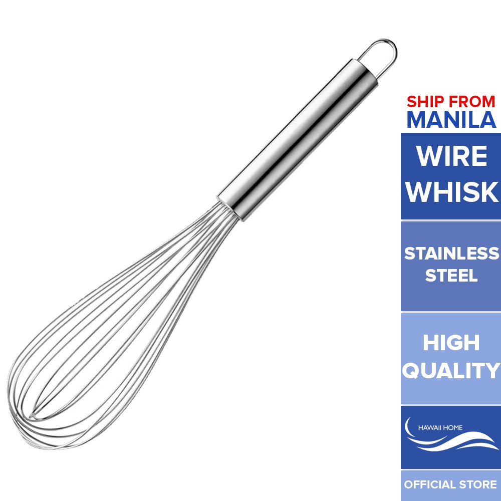Food grade hand stainless steel kitchen whisk tools wire whisk flat egg