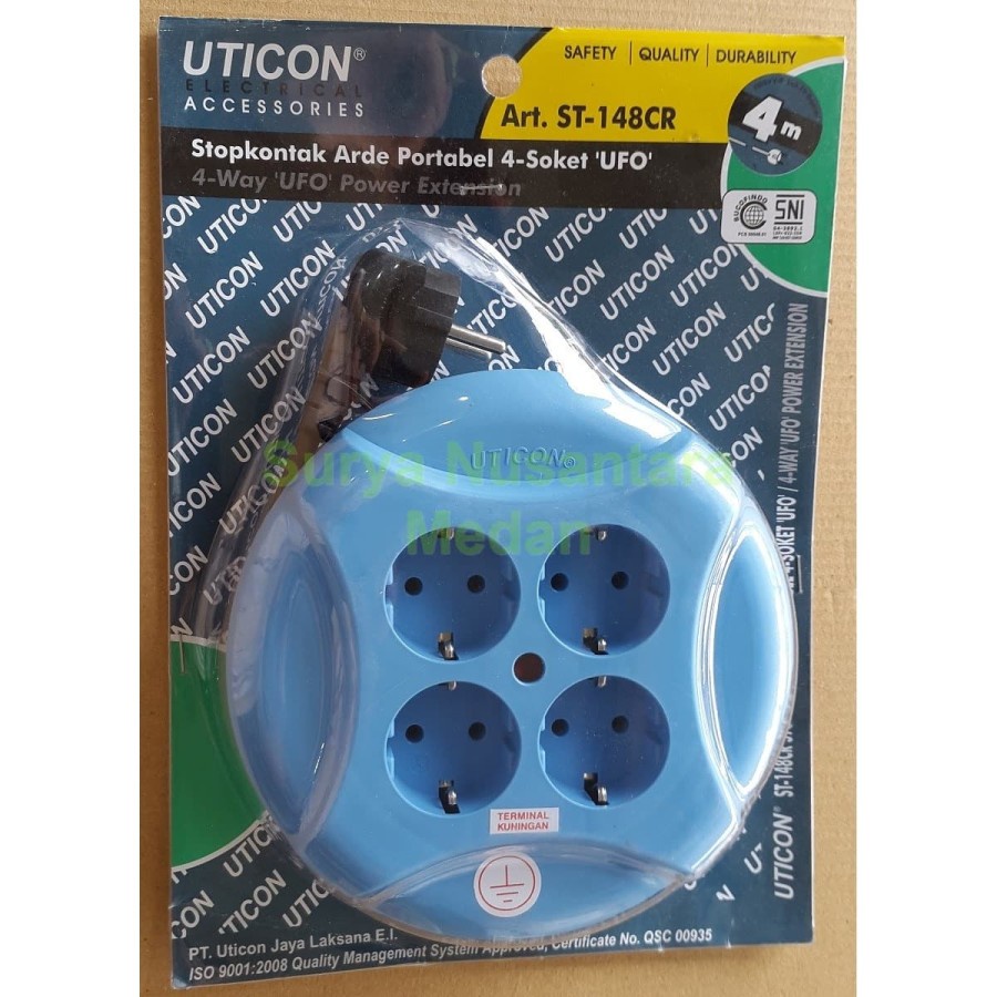 Connection / Cablebox 4 Holes + 4m Uticon Cable Good Quality Copper