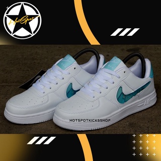 HQ AF1 WBL - AIR FORCE 1 WHITE BLUE SHOES UNISEXSIZES