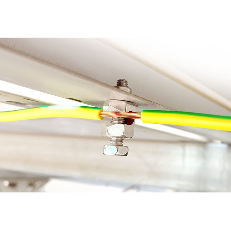 PCF* 2 Pcs Universal Solar Ground Grounding Clip Solar Panel Grounding