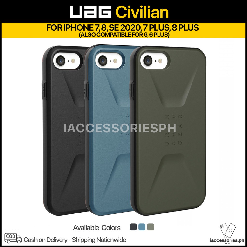 uag civilian protective cover for iphone se 2023