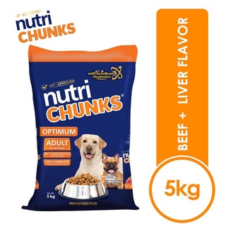 HOT﹉Nutri Chunks Premium Dog Food (5kg Sack)