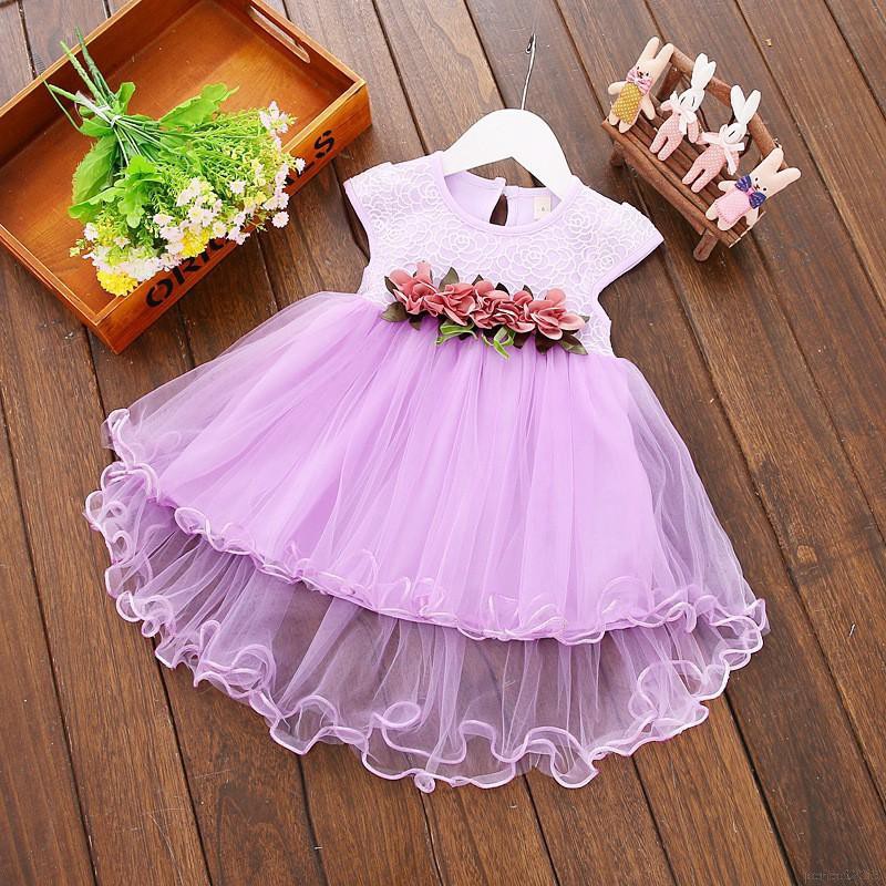 Infant Baby Girl Dress Damit ng Babae Summer Fashion Kids Sleeveless Princess Party Dresses