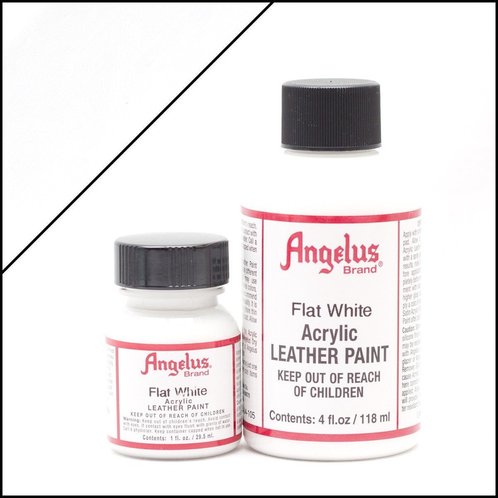 flat white acrylic leather paint