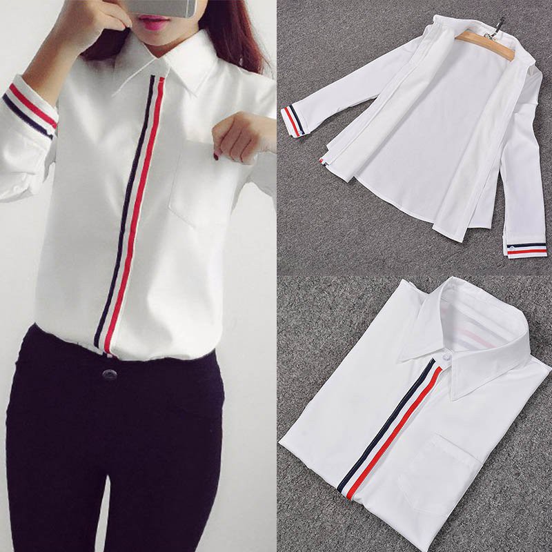 ladies formal white shirt