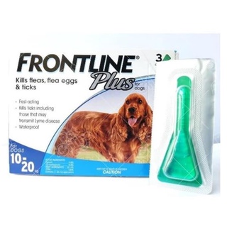 Frontline Plus Dog 10-20 Kg Fipronil Dog Drops Medicine