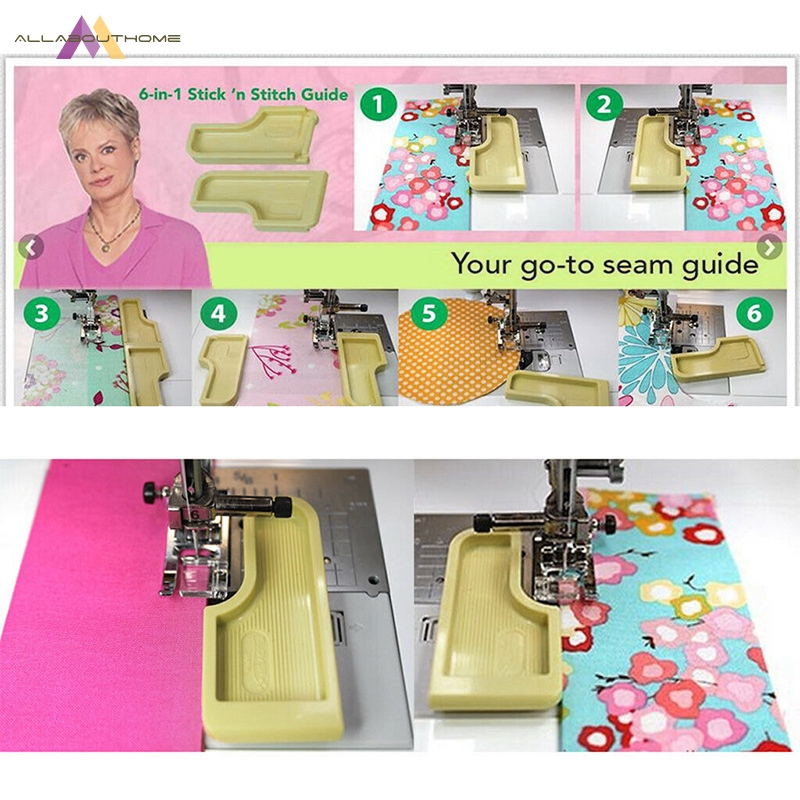 Jacqu Sewing Seam Guide Positioning Plate Sewing Clips Sewing Machine Accessories