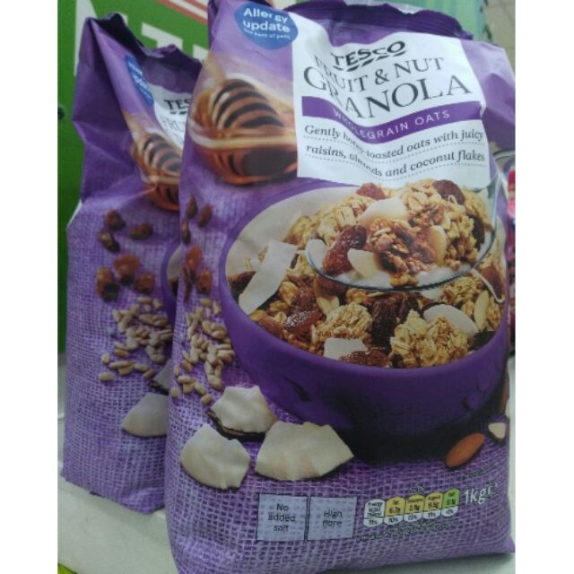 Shopwithjs ?Tesco Fruit Nut Granola 1Kg (UK) Facebook, 44 OFF