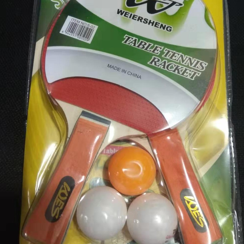 table tennis racket with 3 table tennis balls Shopee Philippines