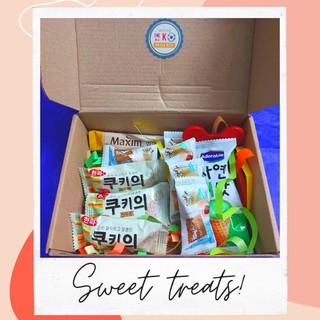 Sweet tooth snack box Curated Korean Snack Box  by The K in a snack box (For Gift, Personal message)