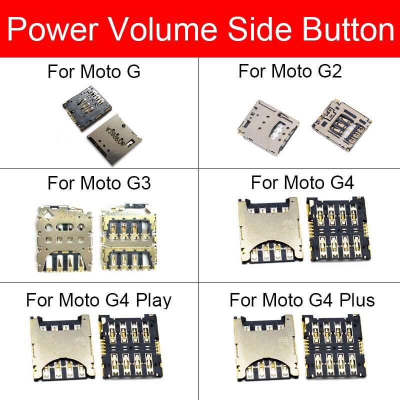 SIM & SD Card Tray For Moto Motorola G G2 G3 G4 Play Plus