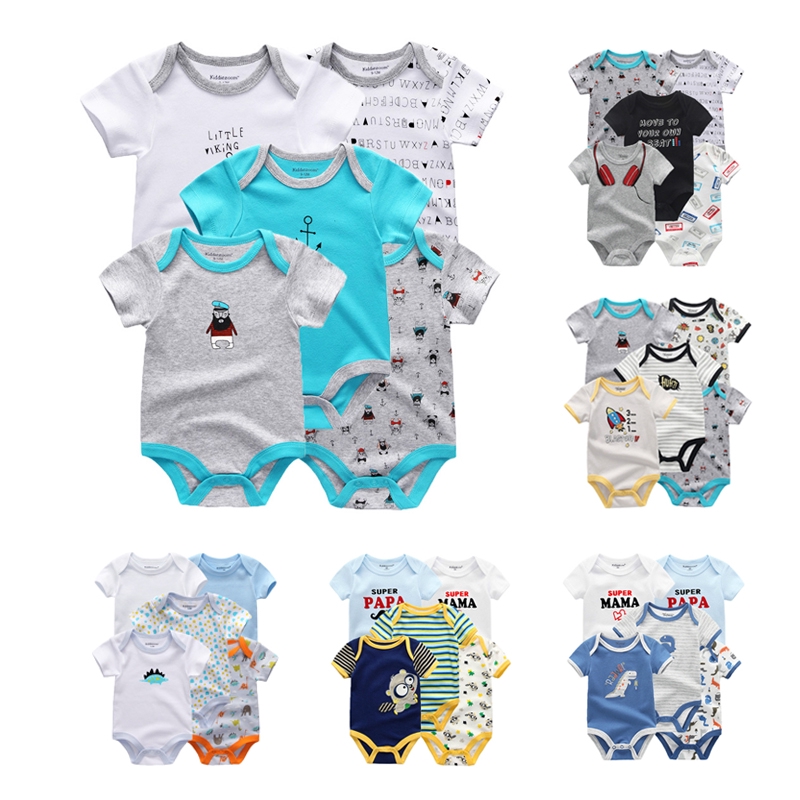 02 Newborn Baby Clothes Baby Romper Jumpsuit Short Sleeve Baby Tights 0 12m Shopee Philippines