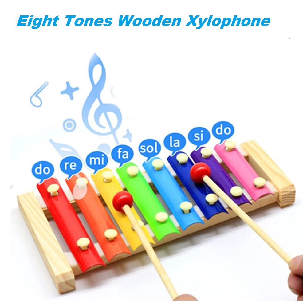 Baby Music Toys For Toddler Musical Instruments For Baby Wooden Clolor ...