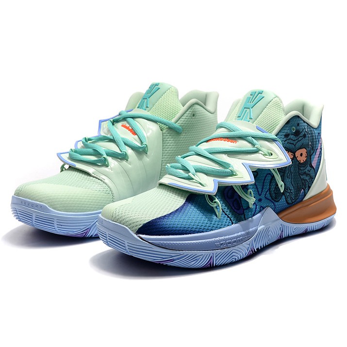 2019 Nike Kyrie 5 SpongeBob Green/Multi-Color Basketball Shoes | Shopee  Philippines