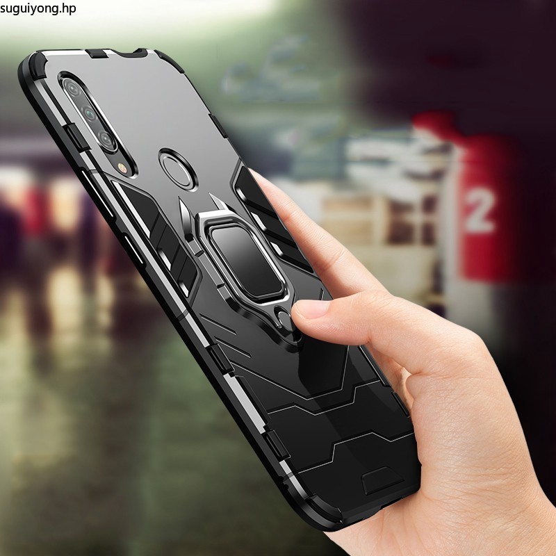 Huawei Y6P Shockproof Hard PC Flexible TPU Protective Case Cover phone