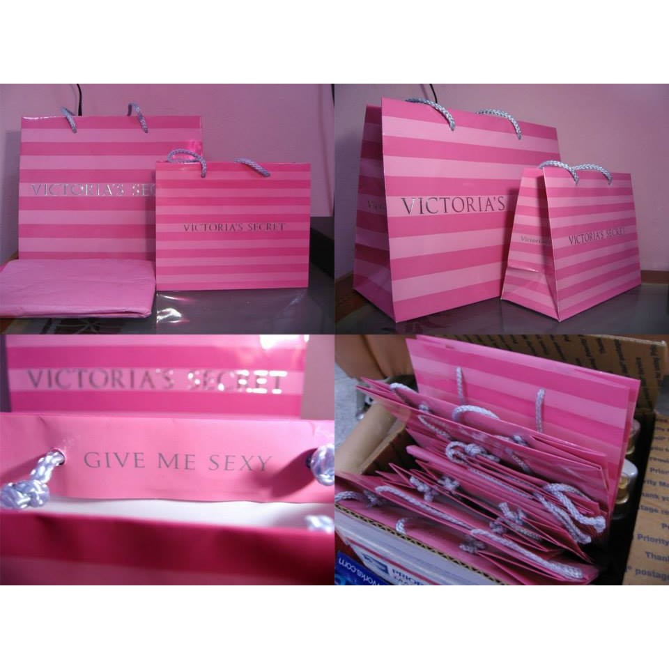 victoria's secret paper bag