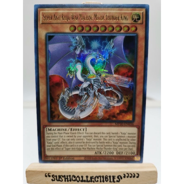 Yugioh! 1x Super Anti Kaiju War Machine Mecha Thunder King (MP20