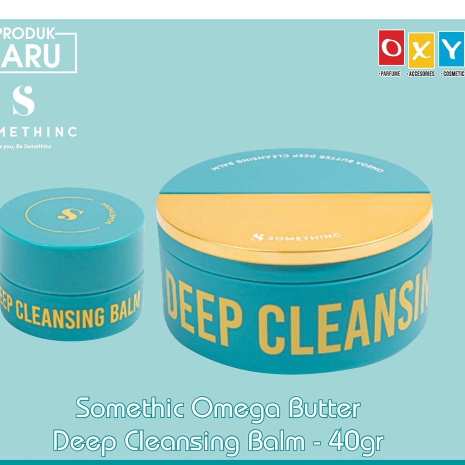 Somethinc Omega Butter Deep Cleansing Balm 40gr And 5gr Shopee
