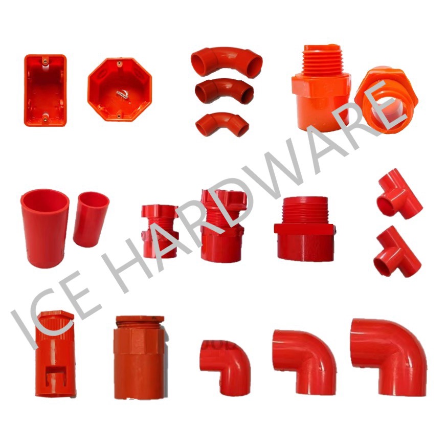 PVC tee/elbow/Flexible/Connector/Adapter With Locknut/Utility box