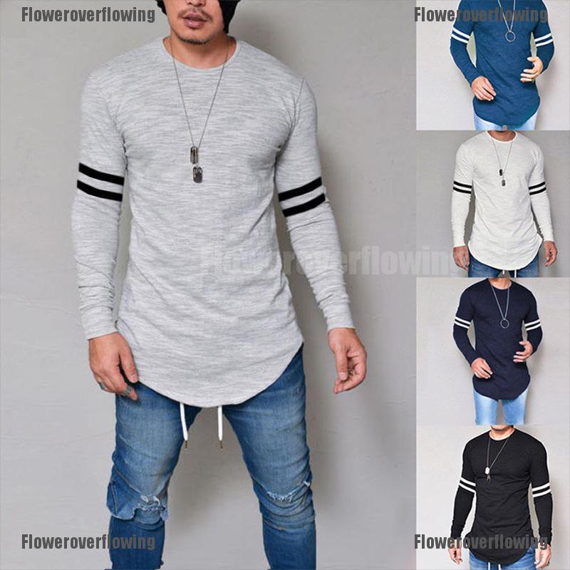 slim longline t shirt