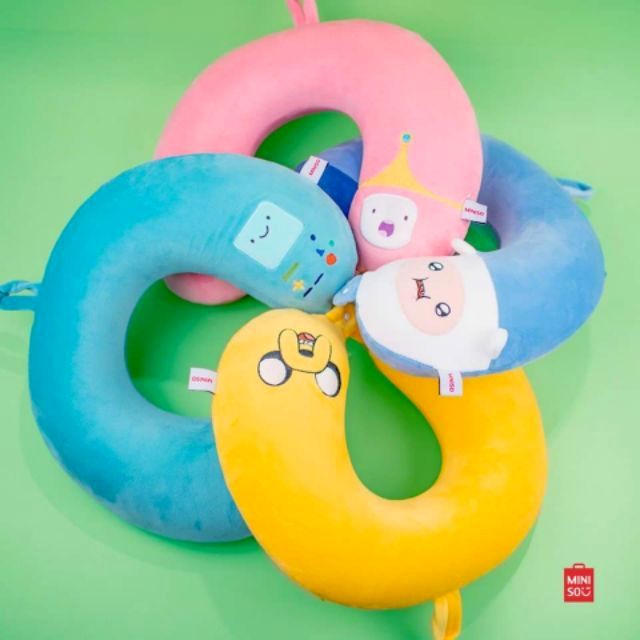 Adventure Time Travel Neck Pillow Bmo Jake Finn Or Princess