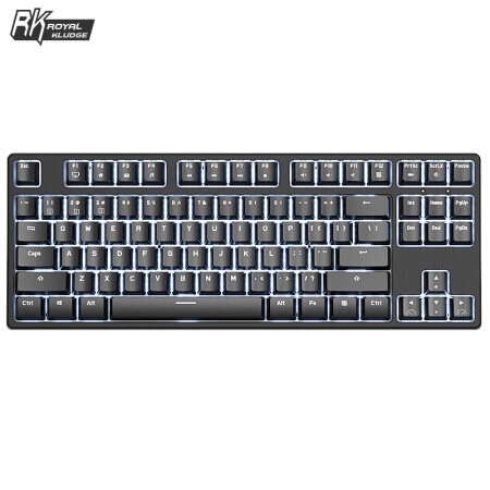 Original ROYAL KLUDGE RK987 Hot Swappable Mechanical Keyboard 87 Keys ...