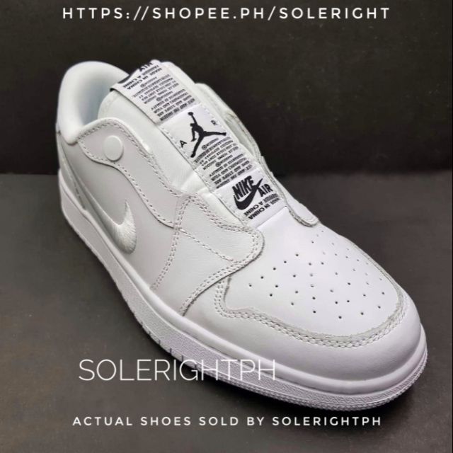 Air Jordan 1 Low Slip 'White' | Shopee 